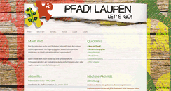 Desktop Screenshot of pfadilaupen.ch